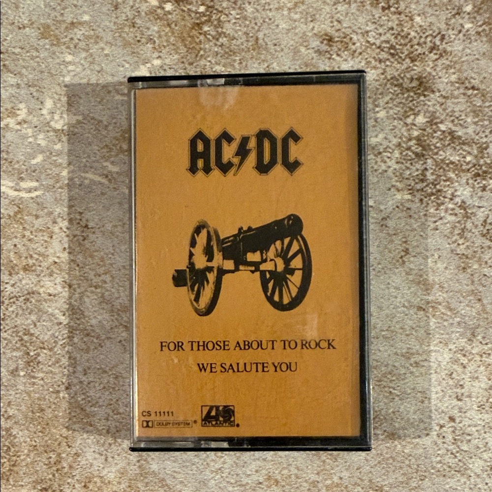 AC/DC Tan Cassette - For Those About to Rock